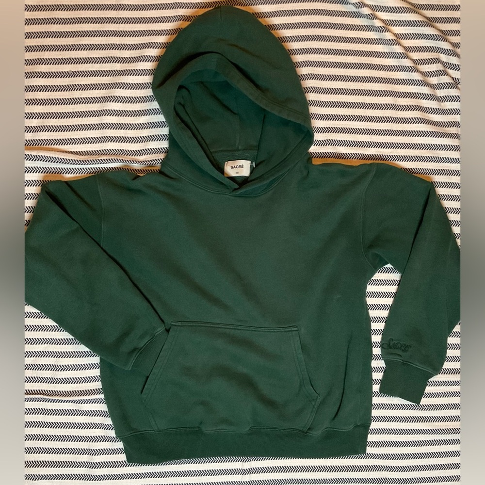 SACRE Forest Green Hoodie‎